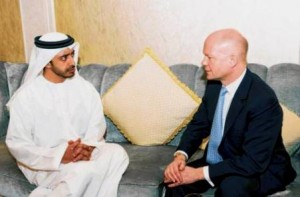 H.H. Sheikh Abdullah and William Hague