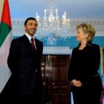Sheikh Abdullah meets Hillary Clinton