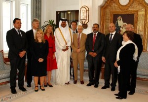 Lord Ahmed & European Parliamentarians meet Crown Prince Qatar