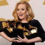 Adele triumphs at Grammys with six awards