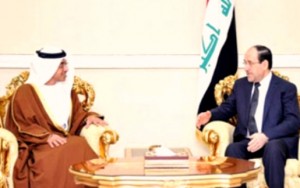 Iraqi PM receives Sheikh Abdullah