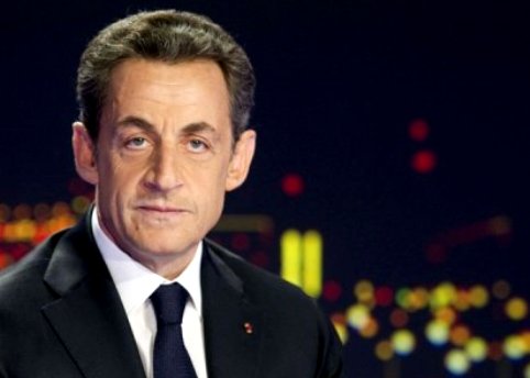 French President Sarkozy announces re-election bid
