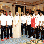 President honours Olympic Football Team