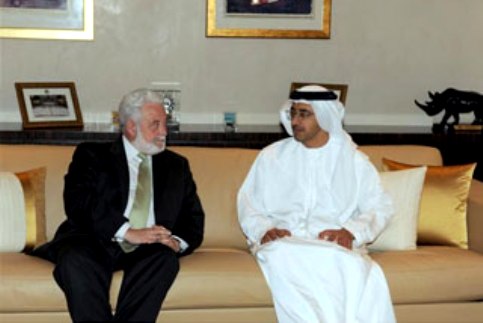 Sheikh Abdullah meets Secretary General of Bureau Int'l des Expositions