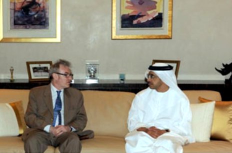 Sheikh Abdullah receives Director of Mideast-French Foreign Ministry