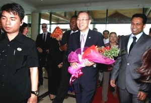 Ban Ki-moon makes historic visit to Burma