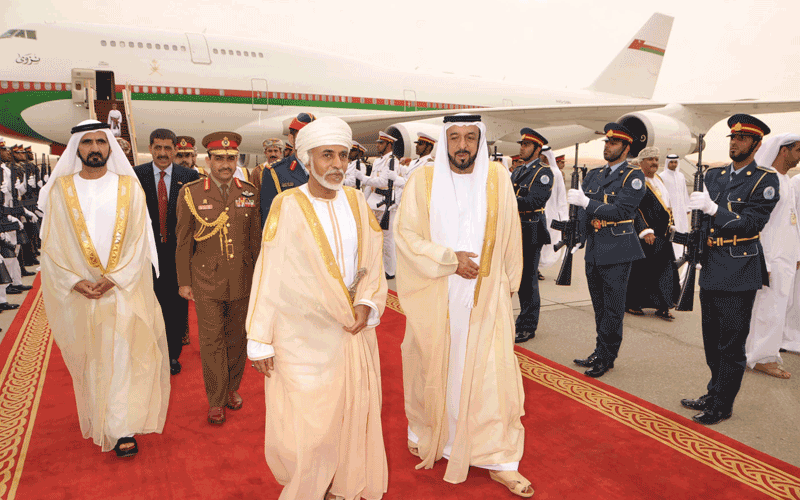 Oman's Sultan Qaboos visits UAE
