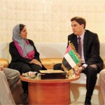 Sheikha Lubna discuss trade ties with German officials