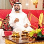 Sheikh Mohammed receives Sheikh Saif & Security Officers
