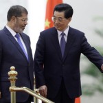 President Hu meets President Mursi