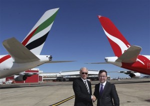Emirates Ink Partnership with Qantas Airways
