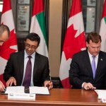 Sheikh Abdullah and John Baird Sign Peaceful Nuclear Energy Agreement