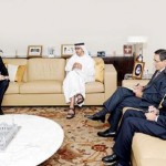 Sheikh Abdullah receives Ambassadors of Security Council's Permanent Members