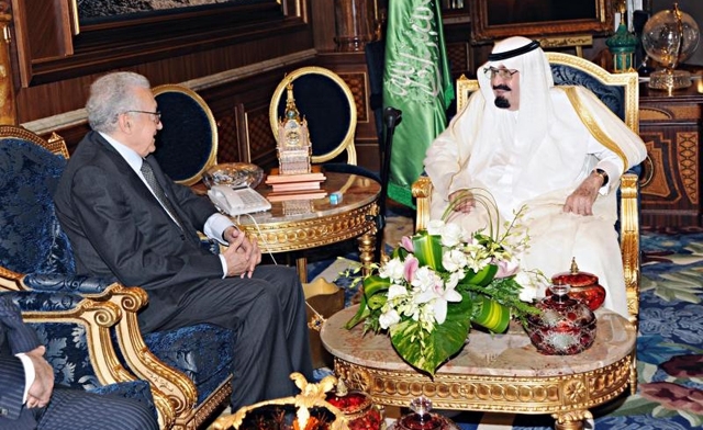 Brahimi Meets Saudi King