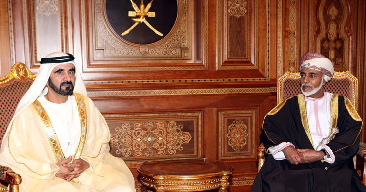 Sheikh Mohammed and Sultan Qaboos hold talks
