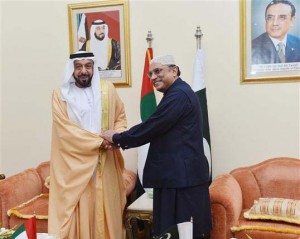 President Khalifa Meets Pakistani President