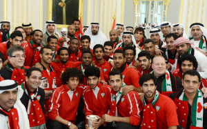 President Khalifa Receives Gulf Cup Champions