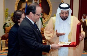 Sheikh Khalifa and Hollande Call for Security & Stability
