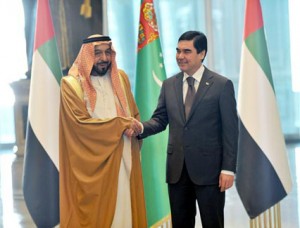 Sheikh Khalifa & Turkmen President Holds Talks