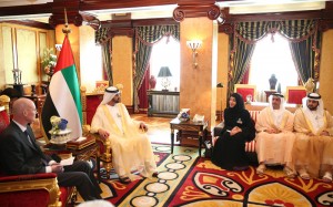 Sheikh Mohammed Receives Chairman & Members of BIE