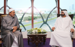 Sheikh Mohammed Meets Grand Imam of Al-Azhar