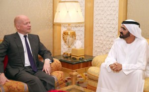 Sheikh Mohammed Meets UK Foreign Minister
