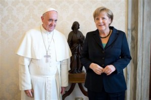 Merkel-Francis Talk About Making Europe Strong