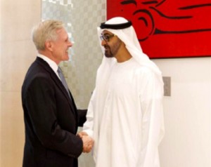 Sheikh Mohamed bin Zayed Meets U.S Navy Secretary