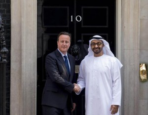 Sheikh Mohammed bin Zayed and British PM Discuss Issues