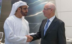 Sheikh Mohammed bin Zayed Meets WEF Chairman