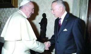 OIC Secretary-General meets Pope Francis