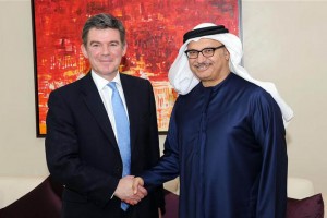 Anwar Gargash Meets UK Minister for MENA