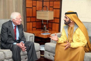 Sheikh Mohammed Receives Jimmy Carter