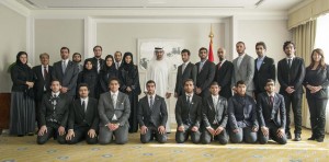 Sheikh Mohamed bin Zayed Receives UAE students in Japan