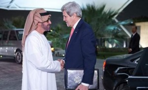 Sheikh Mohammed bin Zayed Meets Kerry