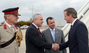 Cameron in Israel to talk peace & Iran