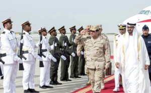 Sheikh Mohammed bin Zayed welcomes Al Sisi