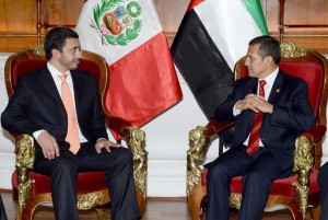 President of Peru receives Sheikh Abdullah