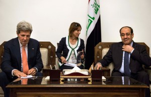 Kerry meets Maliki as Iraq loses control of borders