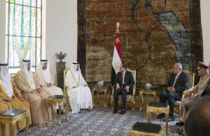 Sheikh Mohamed bin Zayed meets Egypt's President