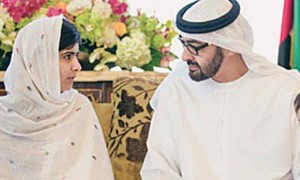 Sheikh Mohamed bin Zayed congratulates Malala