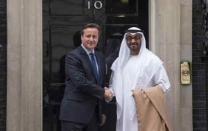 Sheikh Mohamed bin Zayed meets British PM