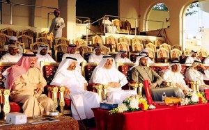 Arabian camel racing festival held