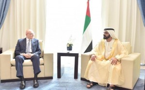 Sheikh Mohammed meets Lebanese counterpart