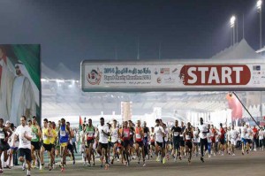 Winners of Zayed Charity Marathon honoured