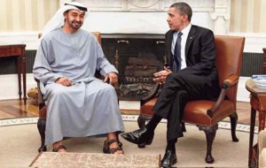 Sheikh Mohamed bin Zayed Al Nahyan meets Obama