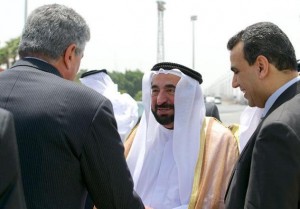 Ruler of Sharjah arrives in Cairo