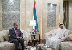 Sheikh Mohamed bin Zayed receives Yemen's VP