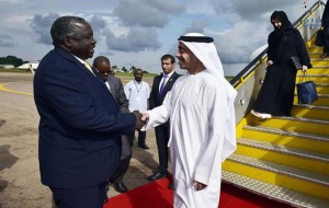 Sheikh Abdullah meets Ugandan Counterpart