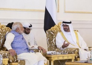 Sheikh Mohamed bin Zayed receives India's PM